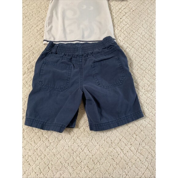 Boys Carter’s T-Shirt(4t) White & Circo Pull-on Shorts(3t) Blue Set - Picture 15 of 15